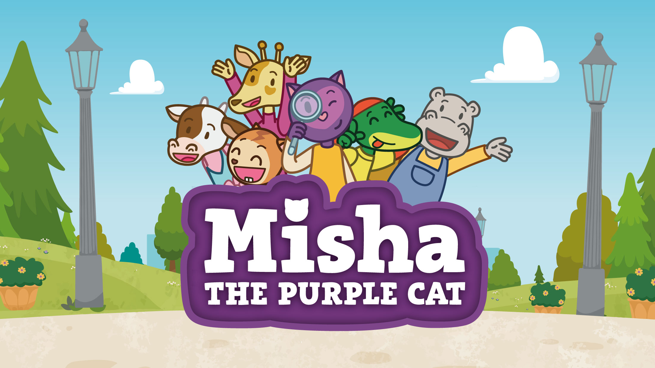 Misha The Purple Cat