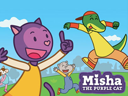 Co-producing an animated series; Misha the Purple Cat