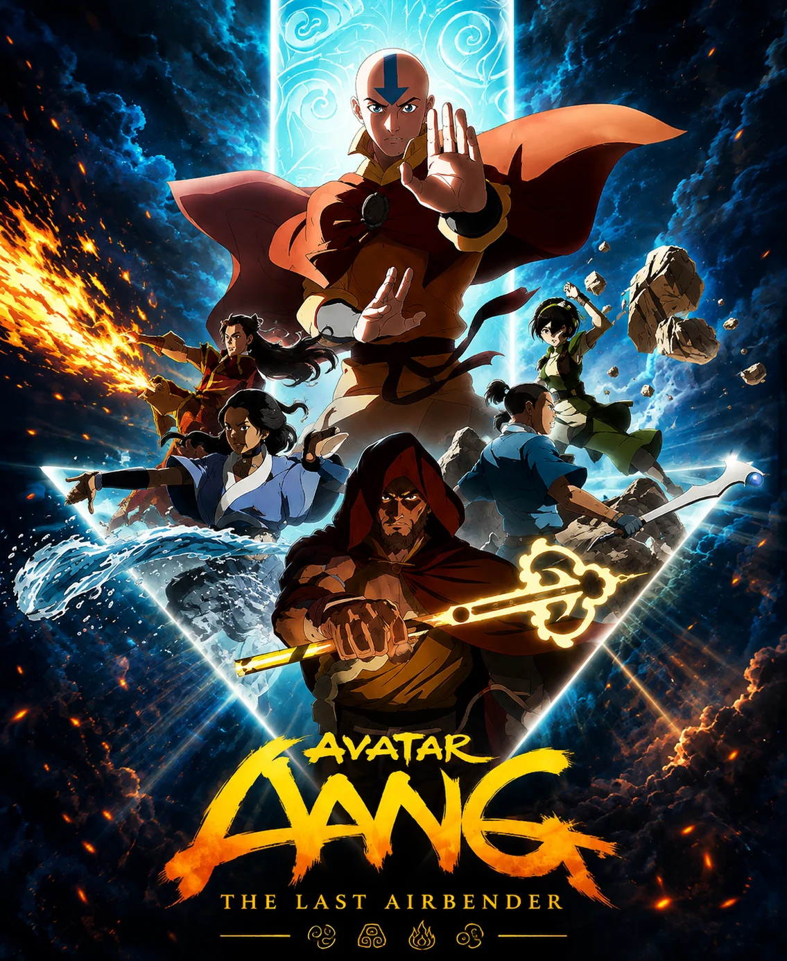 Avatar Aang (Clean Up, Ink & Paint)